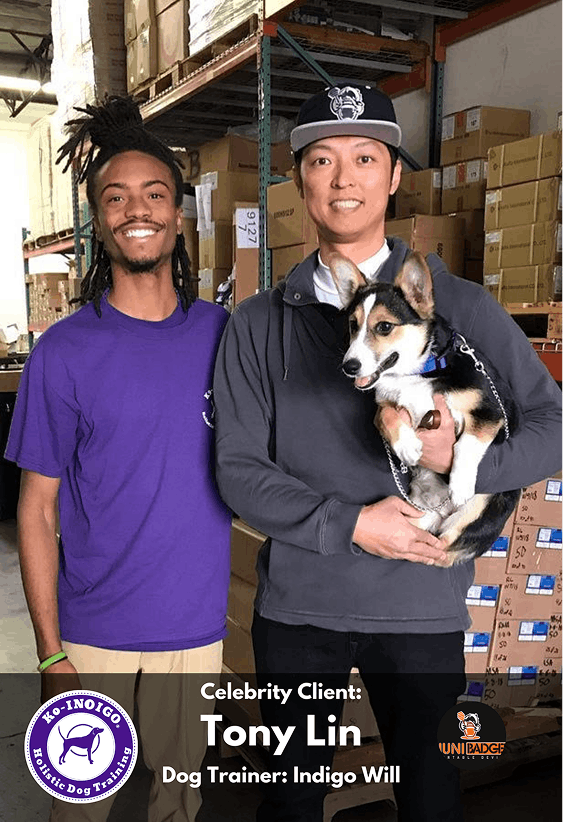 Tony Lin with Indigo Will