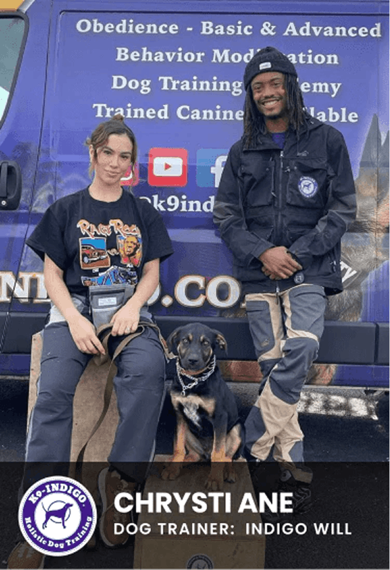 Chrysti Ane with Indigo Will